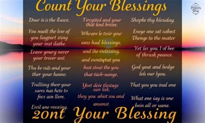 Count Your Blessings Javy Lopez