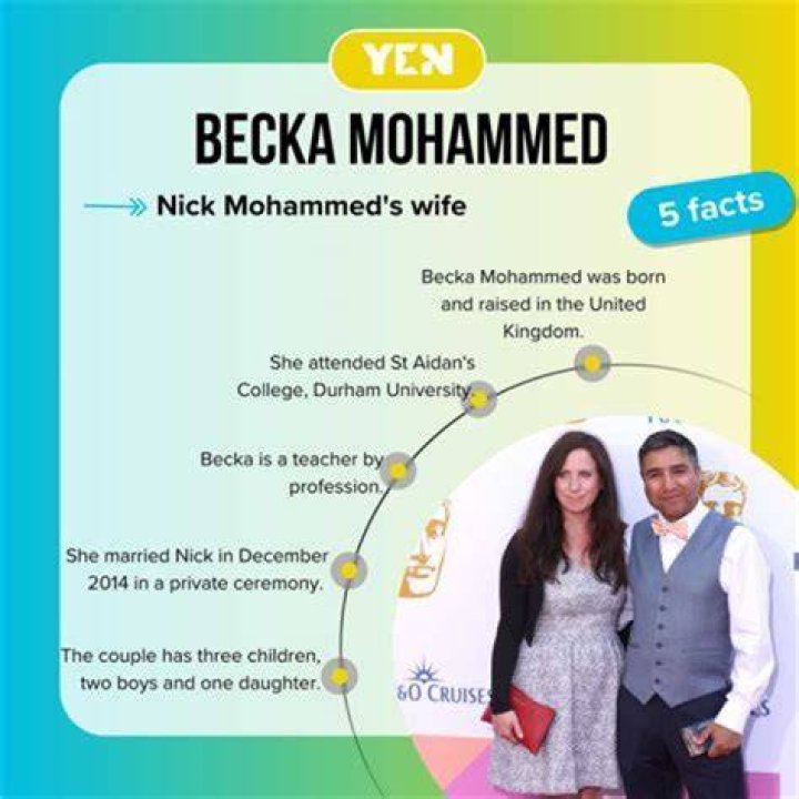 Who Is Becka Mohammed, Nick Mohammed Wife? Kids, Family, Net Worth